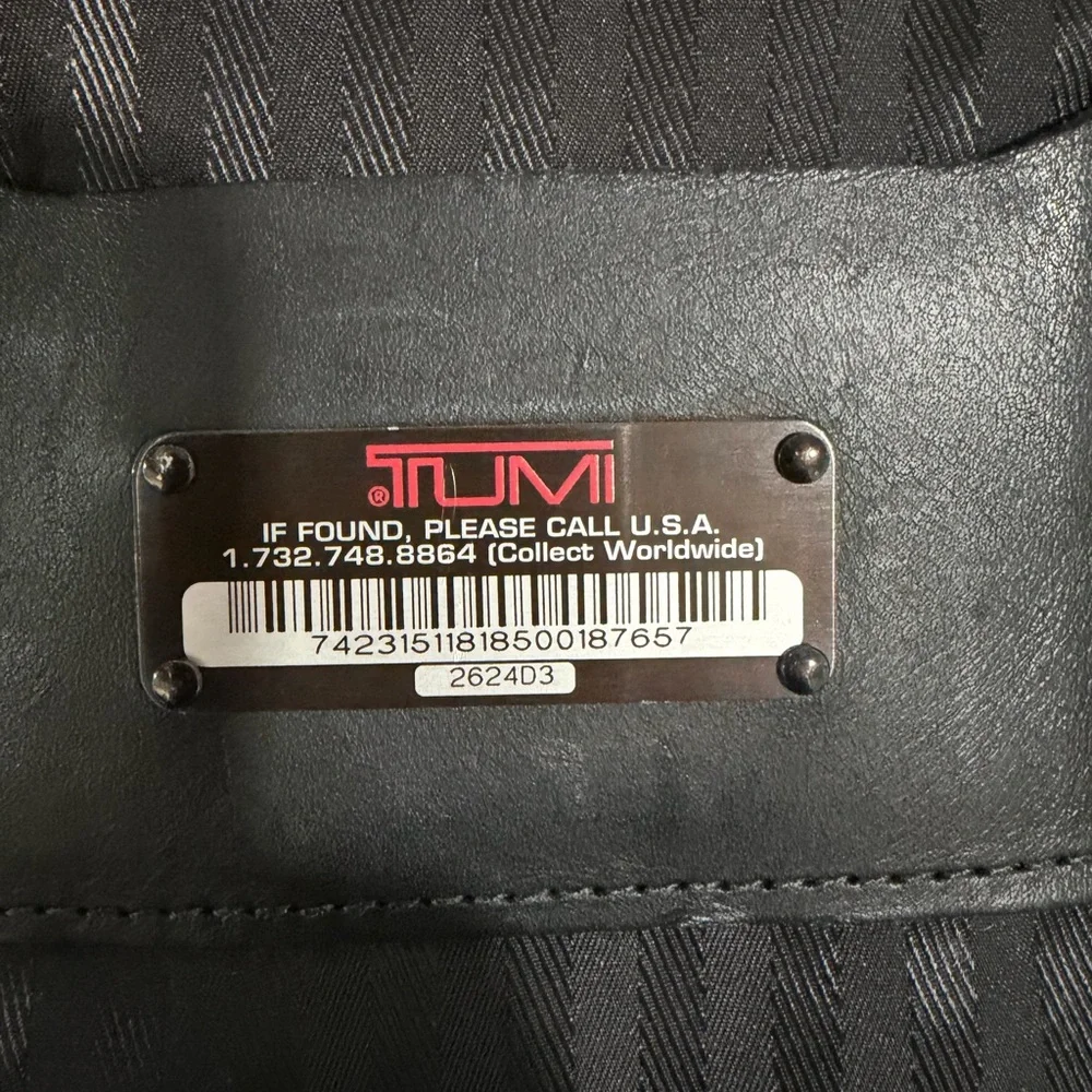 Tumi Black Professional Briefcase